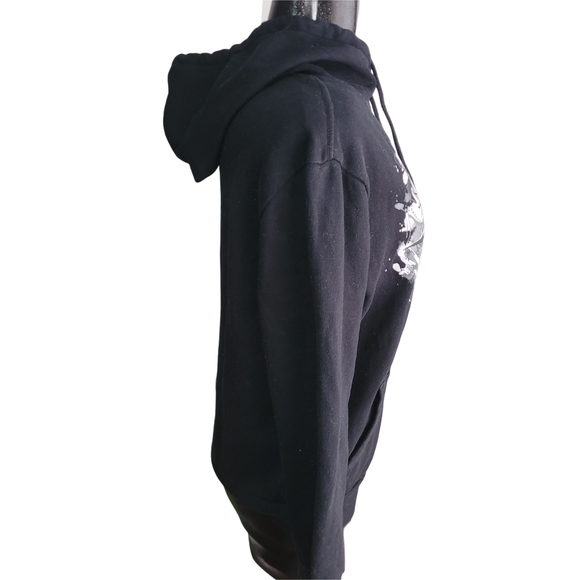 The Nightmare Before Christmas Black Pullover Graphic Front Hoodie M - Picture 4 of 7